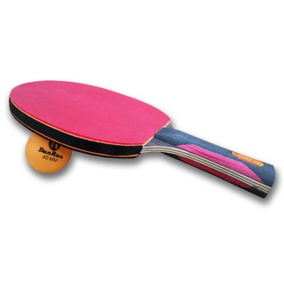 High Quality Wooden 5 Star Training Double-Sided Table Tennis Bat