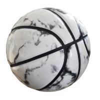 Hot Sales Customized Mix White And Black Custom Official Size 7 Synthetic Leather Basketball Ball