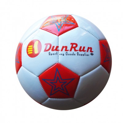 Guangdong Professional Leather Machine Stitched Sport Balls Football Soccer Sale